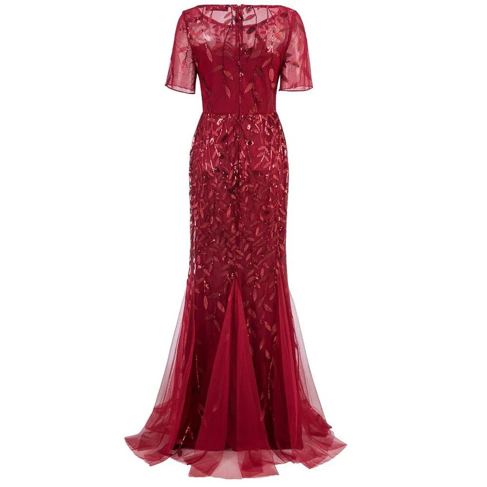Sexy vintage Maxi Sequin cocktail Summer Dress Long Bridesmaid Prom Dresses for Women Casual Party club Bodycon Dress Vestidos