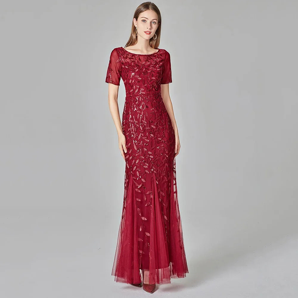 Sexy vintage Maxi Sequin cocktail Summer Dress Long Bridesmaid Prom Dresses for Women Casual Party club Bodycon Dress Vestidos