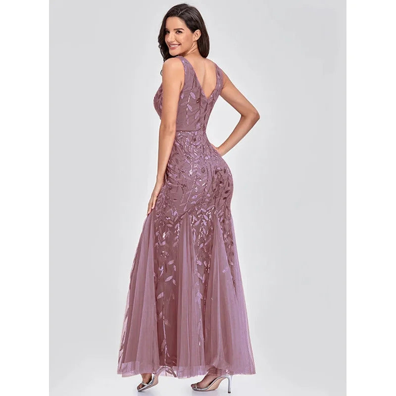 Sexy vintage Maxi Sequin cocktail Summer Dress Long Bridesmaid Prom Dresses for Women Casual Party club Bodycon Dress Vestidos