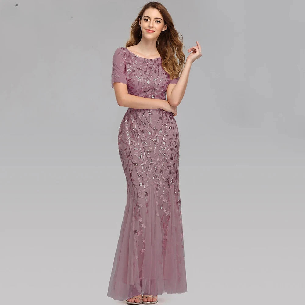 Sexy vintage Maxi Sequin cocktail Summer Dress Long Bridesmaid Prom Dresses for Women Casual Party club Bodycon Dress Vestidos